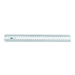 MARBIG RULER CLEAR PLASTIC 30CM