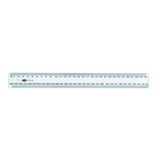 MARBIG RULER CLEAR PLASTIC 30CM