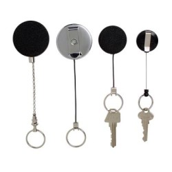 REXEL RETRACT KEY HLDR H/DUTY W/KEY RING