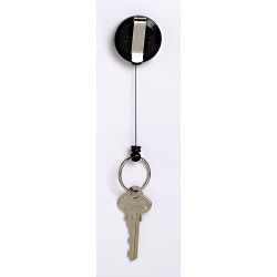 REXEL MINI RETRACTABLE KEY HLDR W/RING BLK REXEL MINI RETRACTABLE KEY HLDR W/RING BLK