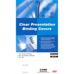 GBC CLEAR COVERS 150 MICRON A4 100PK