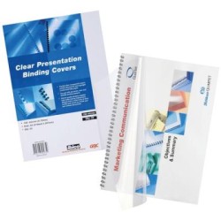 GBC CLEAR COVERS 150 MICRON A4 25PK