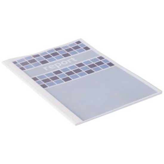 GBC THERMAL COVER 1.5MM WHITE 100PK