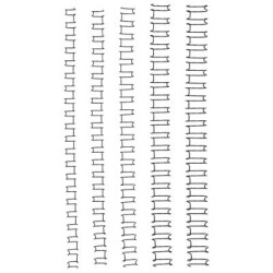 GBC WIRE 21 LOOP 12MM BLACK 100PK