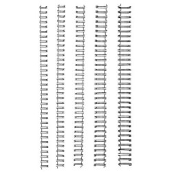 GBC WIRE 34 LOOP 9.5MM BLACK 100PK