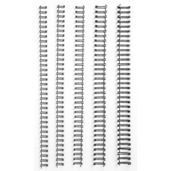 GBC WIRE 34 LOOP 6MM BLACK 100PK