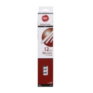 GBC PLASTIC 21 LOOP 12MM WHITE 25PK