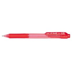 PENTEL E-BALL BALLPOINT PEN 1.0MM RED