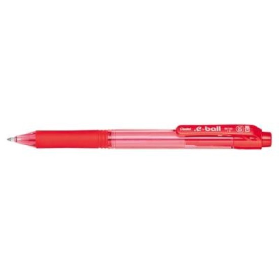PENTEL E-BALL BALLPOINT PEN 1.0MM RED