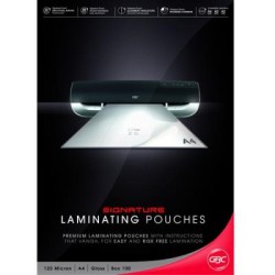 GBC A4 125 MICRON POUCH SIGNATURE 100PK