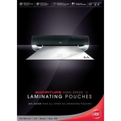 GBC A4 125 MIC POUCH SIGNATURE HANGSELL 100PK