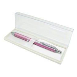 PENTEL ALUM ENERGEL 0.7MM PINK BRL BLACK