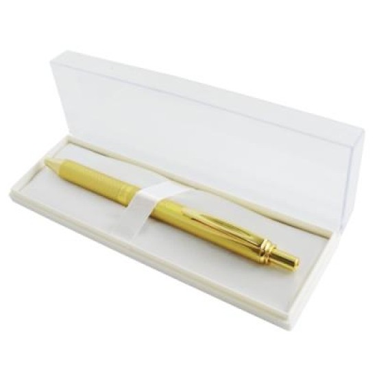 PENTEL ALUM ENERGEL 0.7MM GOLD BRL BLACK