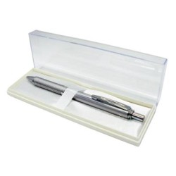 PENTEL ALUM ENERGEL 0.7MM SILVER BRL BLK