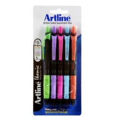 ARTLINE IKONIC BPP GRIP 1MM BRT 5PC