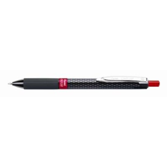 PENTEL OH GEL ROLLER RETRACTABLE 0.7MM RED