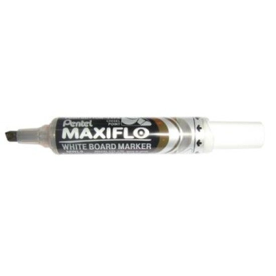 PENTEL MAXIFLO MARKER CHISEL TIP BRN