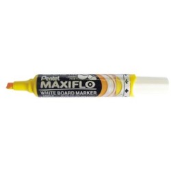 PENTEL MAXIFLO MARKER CHISEL TIP YEL