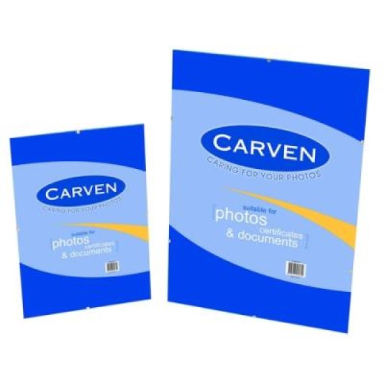 CARVEN DOCUMENT FRAME FRAMELESS GLASS A4