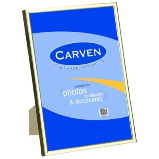 CARVEN DOCUMENT FRAME GOLD A4