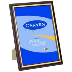 CARVEN DOCUMENT FRAME REDWOOD / GOLD A4
