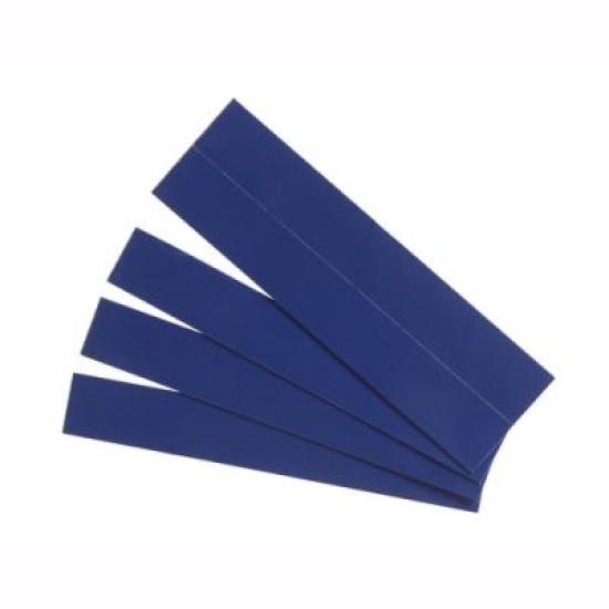 QUARTET MAG STRIPS BLUE 22X150MM 25PK
