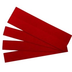 QUARTET MAG STRIPS RED 22X150MM 25PK