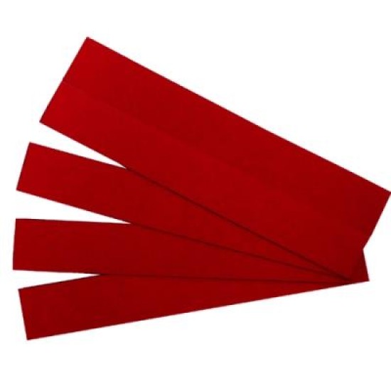 QUARTET MAG STRIPS RED 22X150MM 25PK