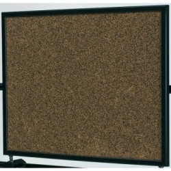 QUARTET BLACK FRAME COL CORK 900X600MM