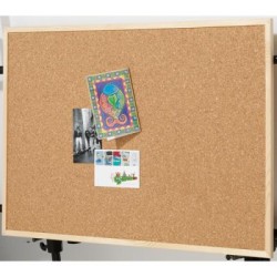 QUARTET PINE FRAME CORK BOARD 900X600MM