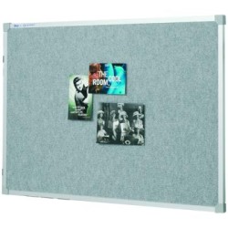 PENRITE FABRIC PINBRD SILVER 1800X1200MM