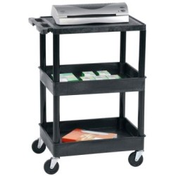 TUFFY TUB TROLLEY 1 FLAT SHELF + 2 TUBS