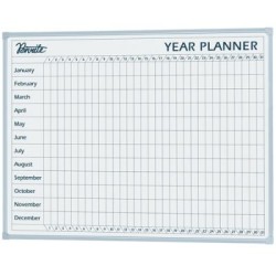 PENRITE YEAR PLANNER 1200X900MM PENRITE YEAR PLANNER 1200X900MM