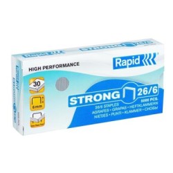 STAPLES RAPID 26/6 Strong 30 sheets 6mm Desktops/K1