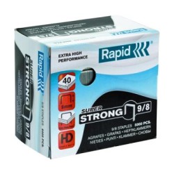 STAPLES RAPID 9/8 10-40 sheets 8mm HD desktop PACK of 5000