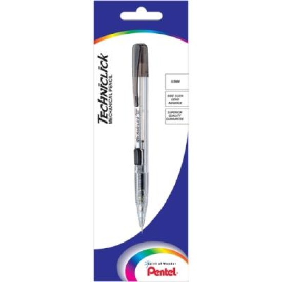 PENTEL TECHNICLICK AUTO PENCIL 0.5MM BLA