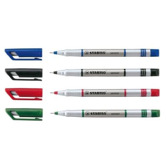 STABILO SENS FINELINER 189/40 RED/YEL 10PK