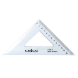 CELCO SET SQUARE 21CM 45DEG HANGSELL