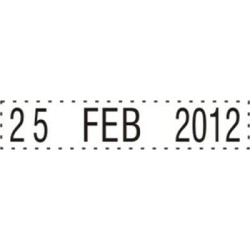 DESKMATE RUBBER DATE STAMP 4MM 12 YEAR