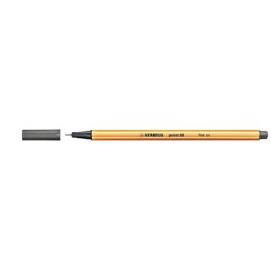 STABILO POINT 88 FINELINER 88/96 DARK GREY