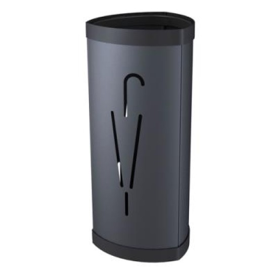 ALBA UMBRELLA STAND STEEL BLACK