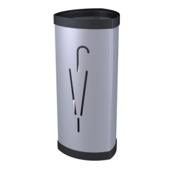 ALBA UMBRELLA STAND STEEL SILVER