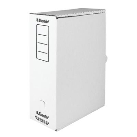 ESSELTE 1/2 STORAGE  BOX F/S WHITE
