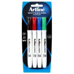 ARTLINE SUPREME WHITEBOARD MKR 4PK ASST ARTLINE SUPREME WHITEBOARD MKR 4PK ASST