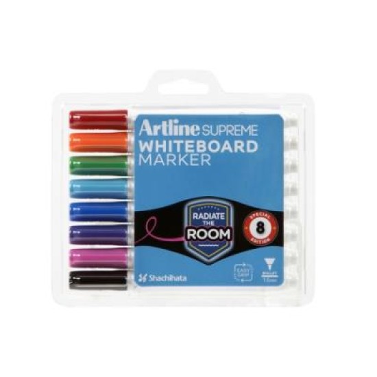 ARTLINE SUPREME WB MKR 8PK AST