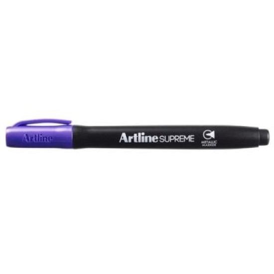 ARTLINE SUPREME METALLIC MKR BX12 PURPLE