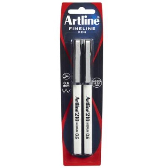ARTLINE 210 FINELINER BK PK2