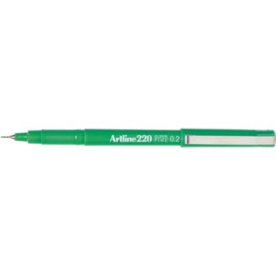 ARTLINE 220 PEN 0.2MM GREEN