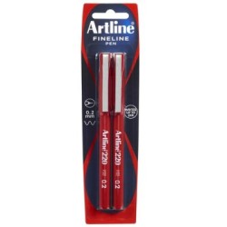 ARTLINE 220 FINELINER RD PK2