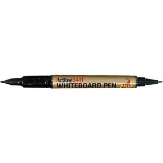 ARTLINE 541T DUAL NIB F WHITEBOARD MKR BLK